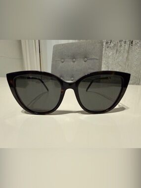 Saint Laurent Women SL-M70 003 Havana Silver Grey